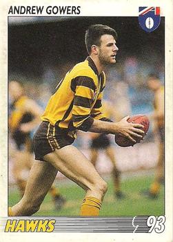 1993 Select AFL #81 Andrew Gowers Front